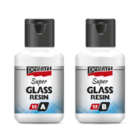 Üveglakk 1:1 szett 2 x 40 ml (műgyanta)