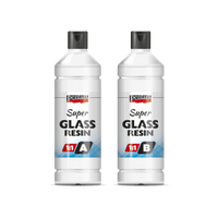 Üveglakk 1:1 szett 2 x 125 ml (műgyanta)