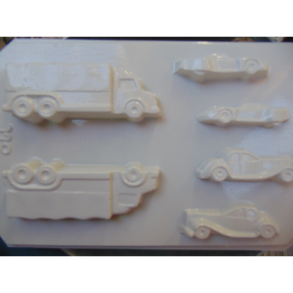 Gipszkiöntő forma - 3D Autók, kamion